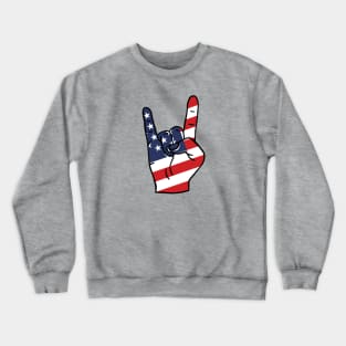 Rock On, USA Crewneck Sweatshirt